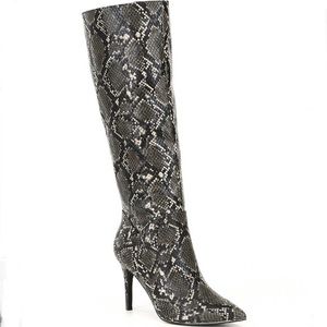 🆕 Steve Madden Kinga Snakeskin Leather Boots